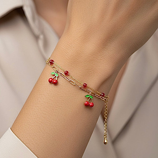 Cherry Chain bracelet -