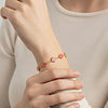 Pink Clove Chain Bracelet