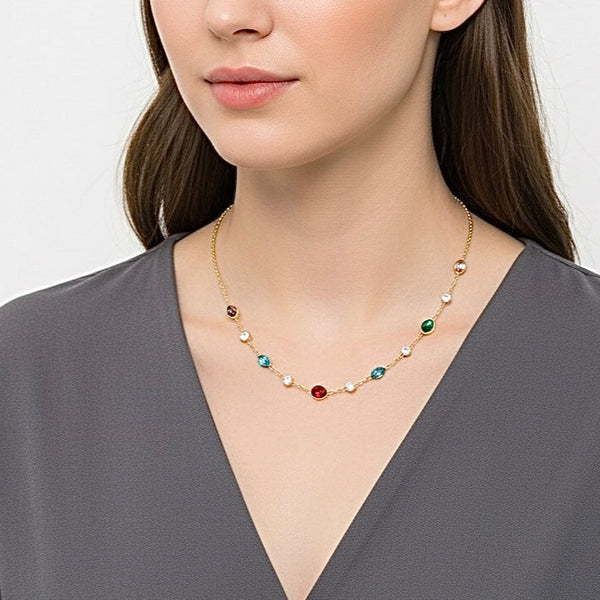 Sleek Multicolour Studded chain