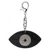 Rhinestone Evil eye keychain