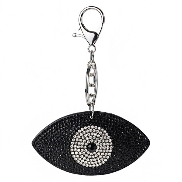 Rhinestone Evil eye keychain
