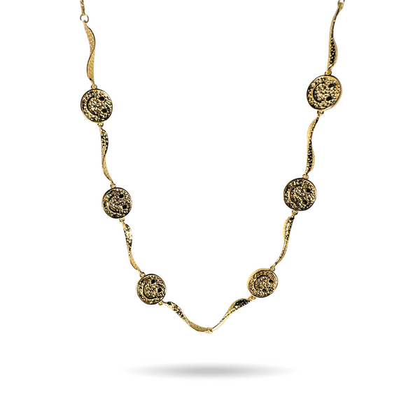 Gold-Plated Smile necklace