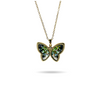 Crystal Butterfly Sleek chain pendant