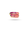 Gold-Plated Pink studded ring