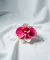 Pink Flower Hair Clutcher – Elegant & Feminine Touch