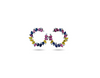 Zirconia cubic studs